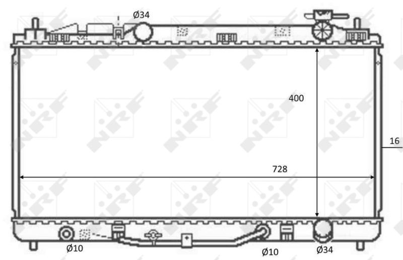 Kühler, Motorkühlung NRF 59079