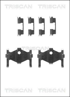 Zubehörsatz Scheibenbremsbelag TRISCAN 8105 431622