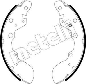 Bremsbackensatz METELLI 53-0716