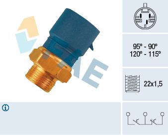 Temperaturschalter, Kühlerlüfter FAE 38235