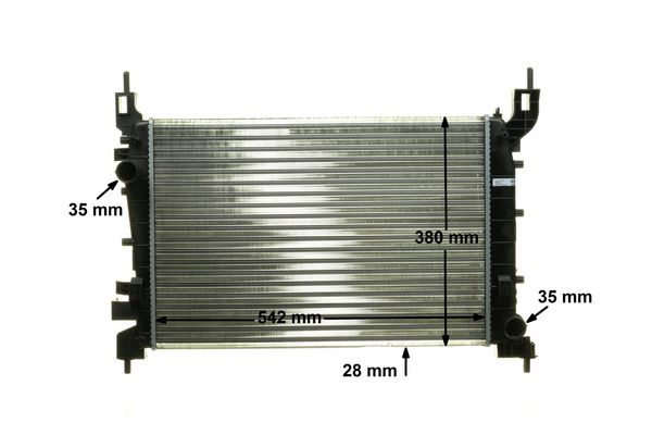 Kühler, Motorkühlung MAHLE CR1193000P