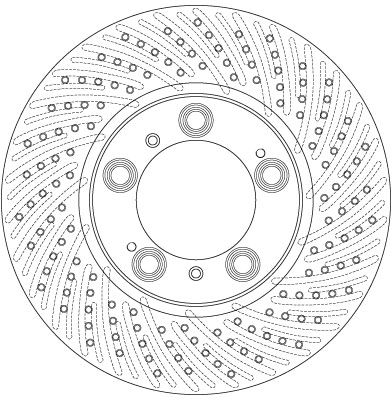Bromsskiva TRW DF6213S