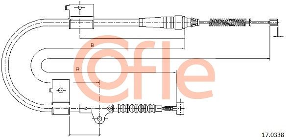 Seilzug, Feststellbremse COFLE 17.0338