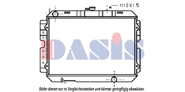 Kühler, Motorkühlung AKS DASIS 110330N