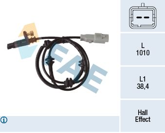 Sensor, Raddrehzahl FAE 78423