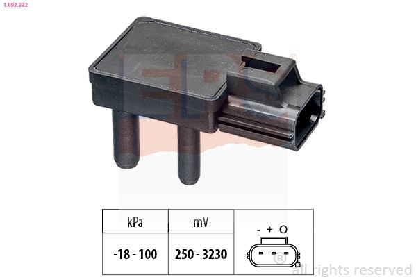 Sensor, Abgasdruck EPS 1.993.332