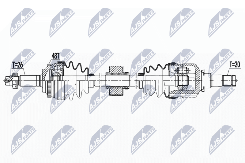 Antriebswelle NTY NPW-TY-139