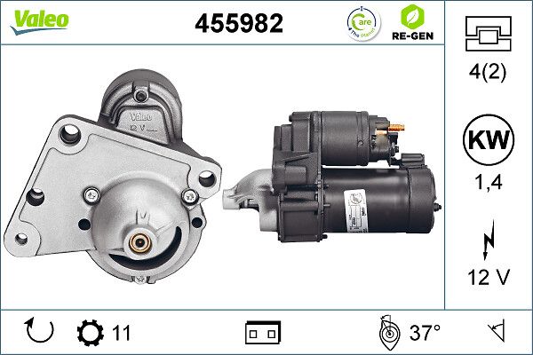 Starter VALEO 455982