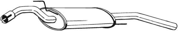 Endschalldämpfer BOSAL 279-483