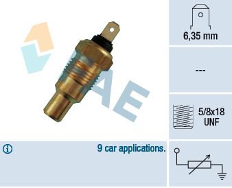 Sensor, Kühlmitteltemperatur FAE 31490