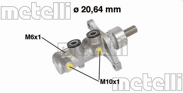 Hauptbremszylinder METELLI 05-0698