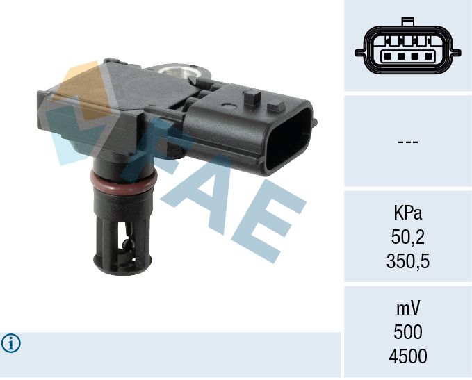 Sensor, Saugrohrdruck FAE 15274