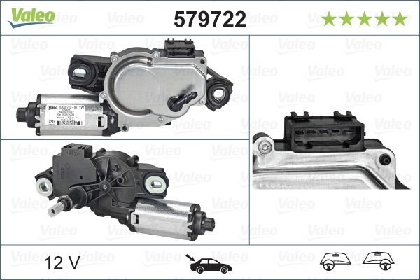 Wischermotor VALEO 579722