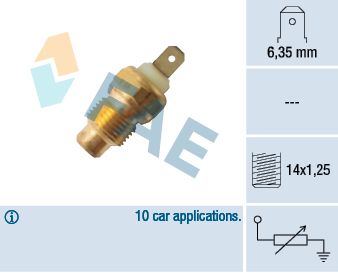 Sensor, Kühlmitteltemperatur FAE 31450