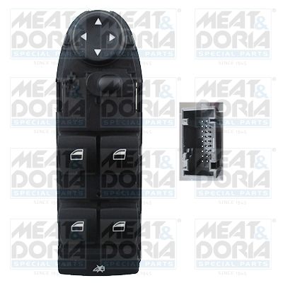 Schalter, Fensterheber MEAT & DORIA 26494