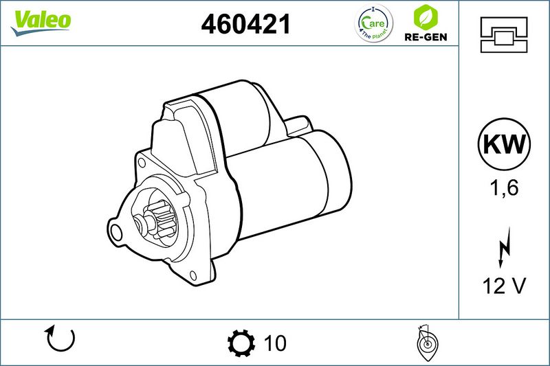 Starter VALEO 460421