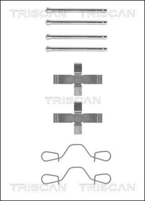 Zubehörsatz Scheibenbremsbelag TRISCAN 8105 291410