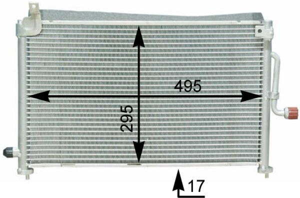 Kondensator, Klimaanlage MAHLE AC416000S