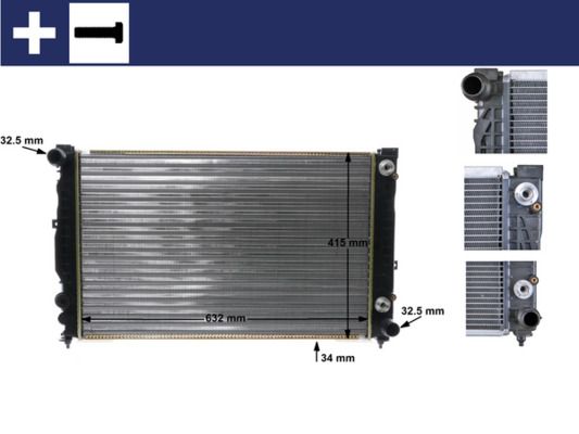 Kühler, Motorkühlung MAHLE CR648000S