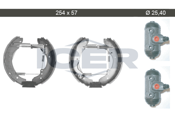 Bremsbackensatz ICER 79kt0081 c