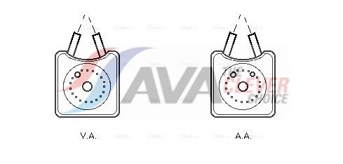 Ölkühler, Motoröl AVA QUALITY COOLING VN3147