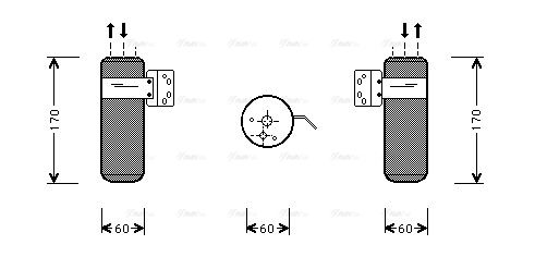 Trockner, Klimaanlage AVA QUALITY COOLING crd052