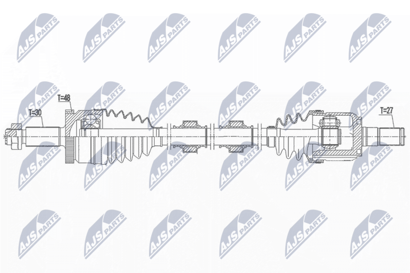 Antriebswelle NTY NPW-KA-390