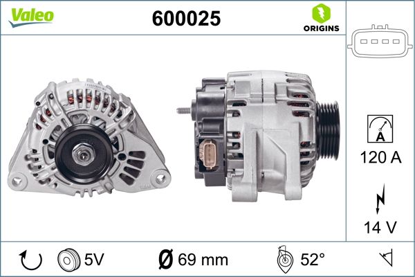 Generator VALEO 600025