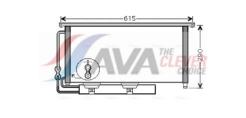 Kondensator, Klimaanlage AVA QUALITY COOLING MC5007D