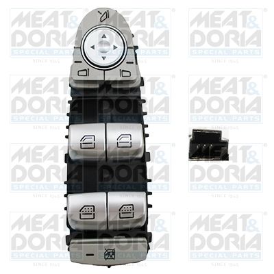 Schalter, Fensterheber MEAT & DORIA 26081