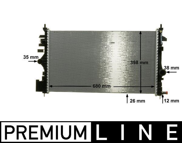 Kühler, Motorkühlung MAHLE CR1102000P