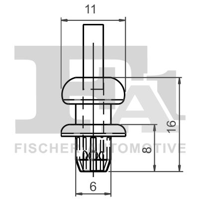 Clip, Zier-/Schutzleiste FA1 21-20013.5