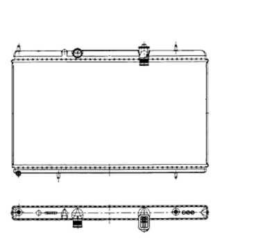 Kühler, Motorkühlung NRF 50445