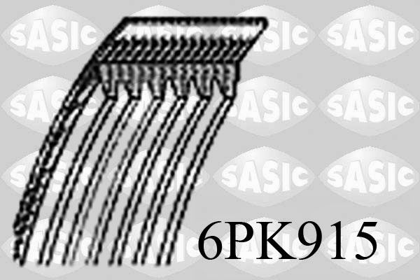 Keilrippenriemen SASIC 6PK915