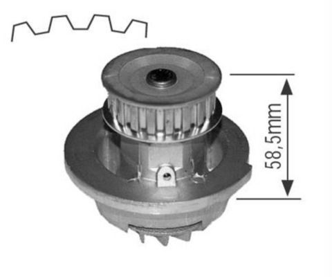 Wasserpumpe, Motorkühlung MAHLE CP268000S