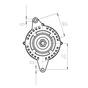 Lichtmaschine Generator HC-CARGO F032116293