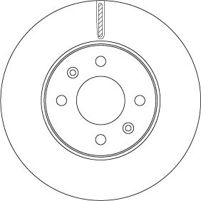 Bremsscheibe TRW DF6794