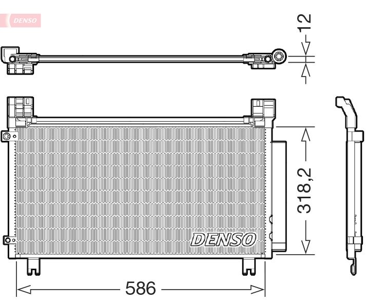 Kondensator, Klimaanlage DENSO DCN50134