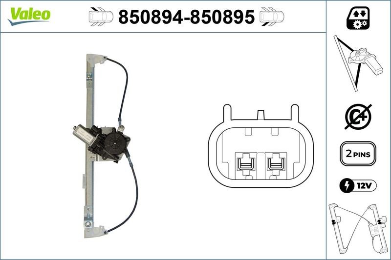 Fensterheber VALEO 850894