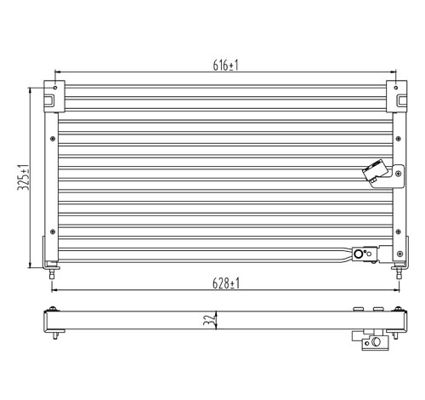 Kondensator, Klimaanlage HART 606 103