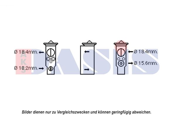 Expansionsventil, Klimaanlage AKS DASIS 840218N