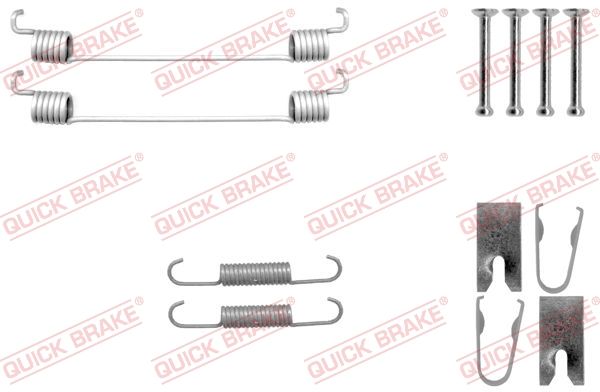 Zubehörsatz, Bremsbacken QUICK BRAKE 105-0042