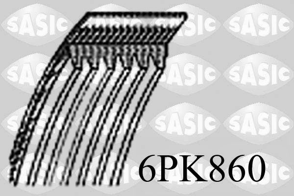 Keilrippenriemen SASIC 6PK860