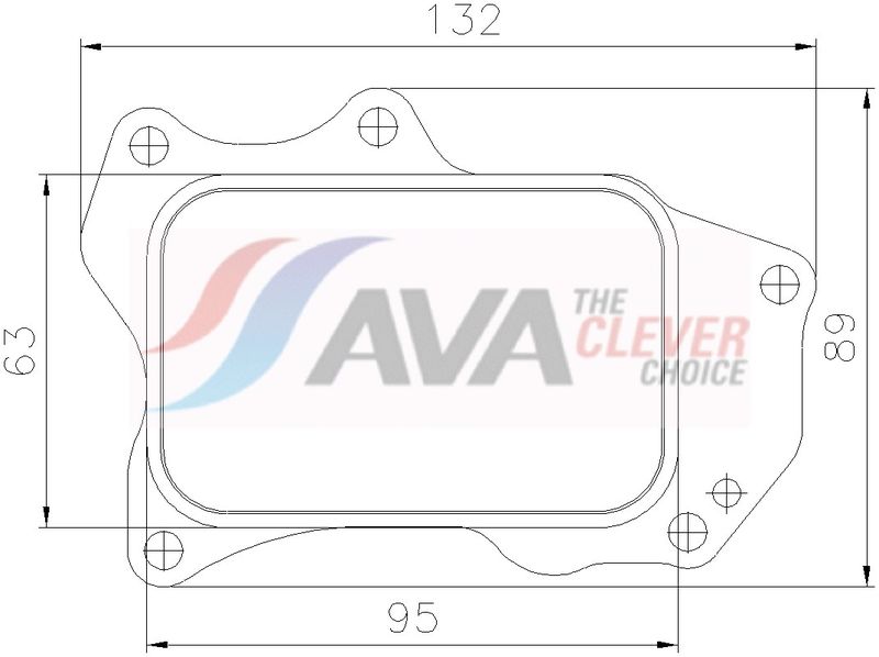 Ölkühler, Motoröl AVA QUALITY COOLING PE3439