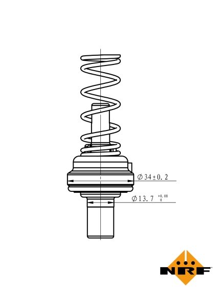 Thermostat, Kühlmittel NRF 725085