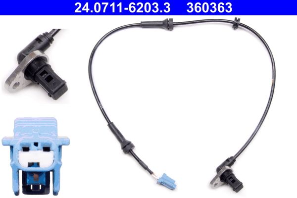 Sensor, Raddrehzahl ATE 24.0711-6203.3