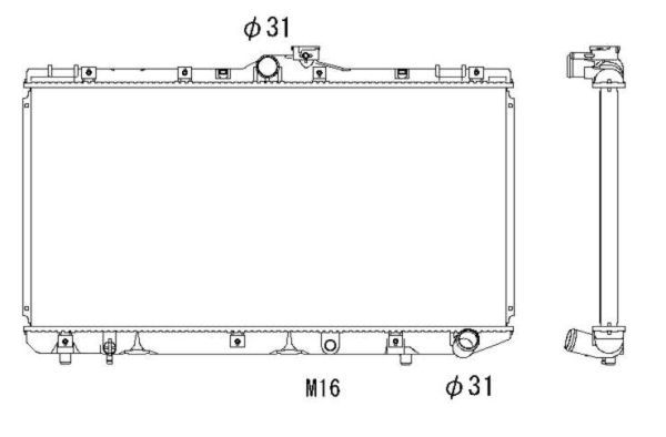 Kühler, Motorkühlung NRF 503966
