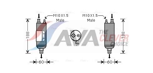 Trockner, Klimaanlage AVA QUALITY COOLING HYD117