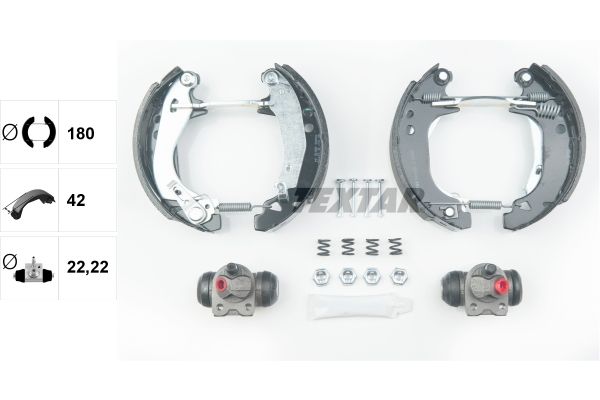 Bremsbackensatz TEXTAR 84030300