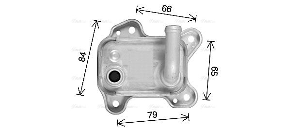 Ölkühler, Motoröl AVA QUALITY COOLING ol3716